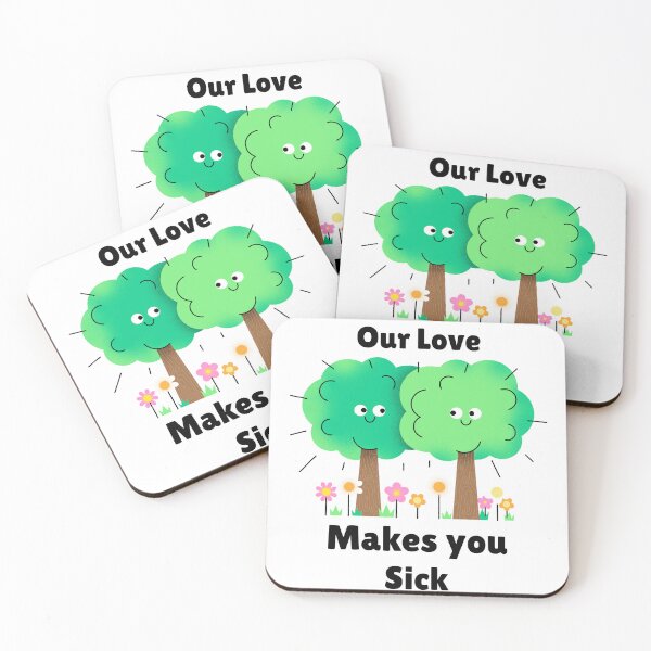 Item preview, Our Love Makes you Sick designed and sold by NOTRE-BONHEUR.