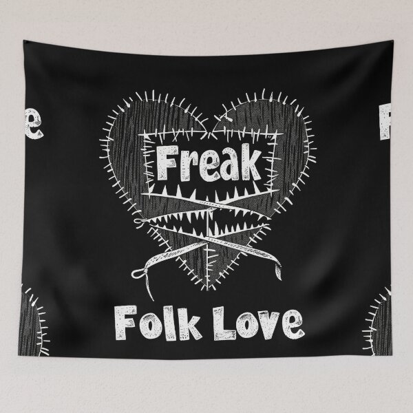 Item preview, Freak Folk Love: Gothic Artistry with a Vintage Music Twist designed and sold by Piotrek0001.
