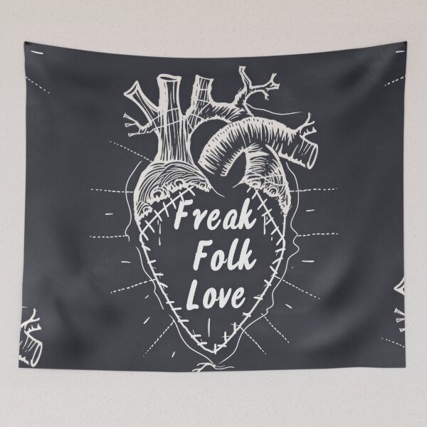 Item preview, Freak Folk Love: Gothic Artistry with a Vintage Music Twist designed and sold by Piotrek0001.