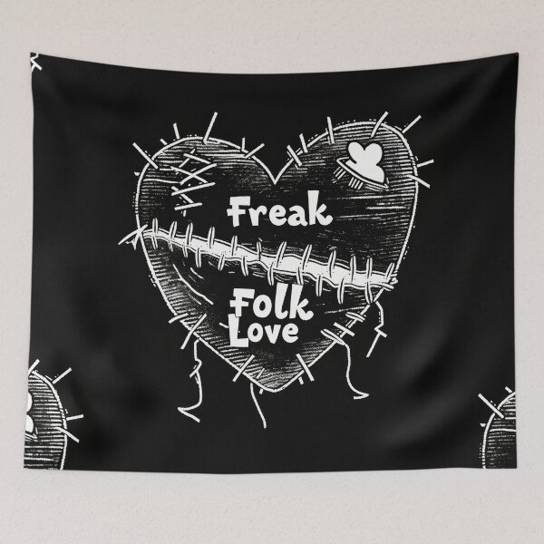 Item preview, Freak Folk Love: Gothic Artistry with a Vintage Music Twist designed and sold by Piotrek0001.