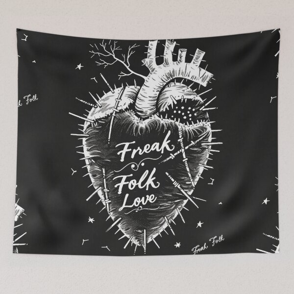 Item preview, Freak Folk Love: Gothic Artistry with a Vintage Music Twist designed and sold by Piotrek0001.