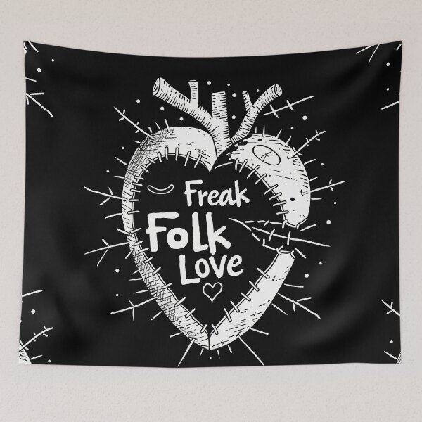 Item preview, Freak Folk Love: Gothic Artistry with a Vintage Music Twist designed and sold by Piotrek0001.
