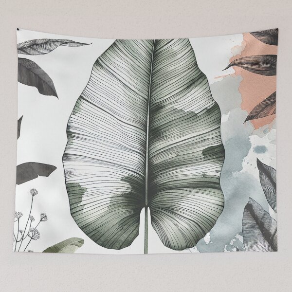 Item preview, Tropical Plantain leaf designed and sold by zzz888.