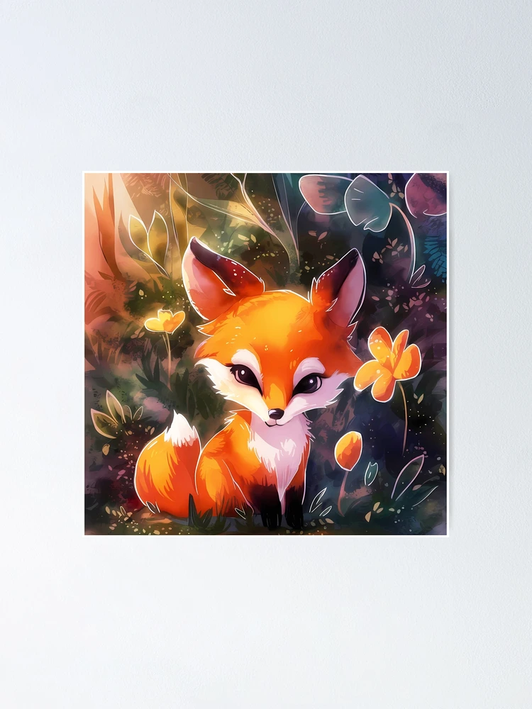 Foxy in the forest art