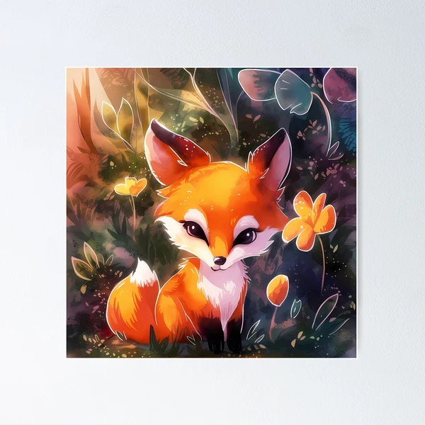 Foxy in the forest art