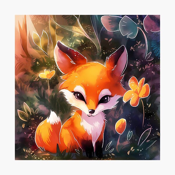 Foxy in the forest art