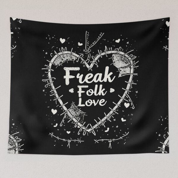 Item preview, Freak Folk Love: Gothic Artistry with a Vintage Music Twist designed and sold by Piotrek0001.