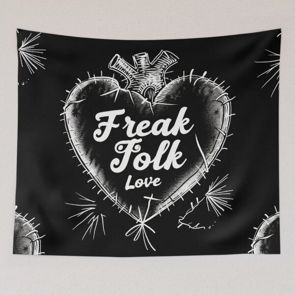 Item preview, Freak Folk Love: Gothic Artistry with a Vintage Music Twist designed and sold by Piotrek0001.