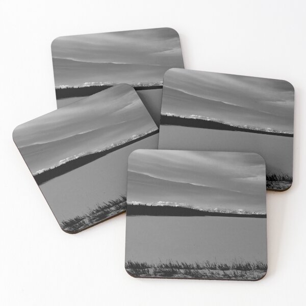 Item preview, Looking west to the mountains in black and white designed and sold by CanadianWild418.