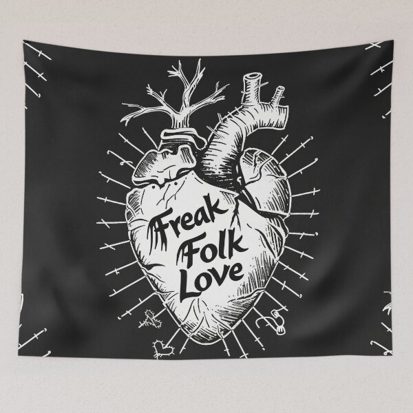 Item preview, Freak Folk Love: Gothic Artistry with a Vintage Music Twist designed and sold by Piotrek0001.