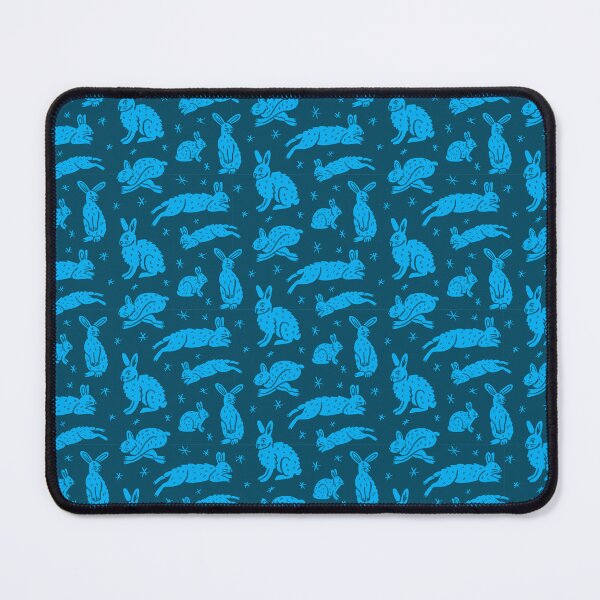 Item preview, Whimsical Bunnies Jumping Under the Starlit Sky designed and sold by katdogdesign.