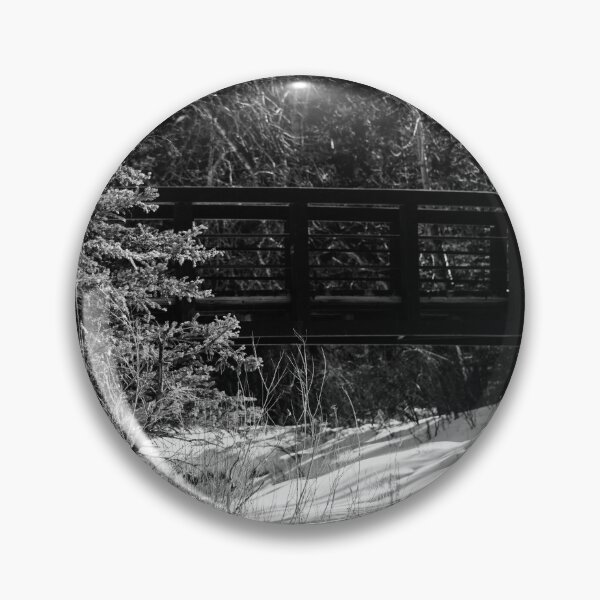 Item preview, Bridge on the trail in black and white designed and sold by CanadianWild418.