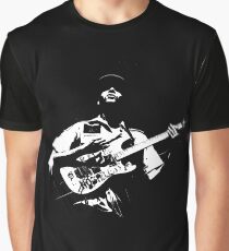 Camiseta gráfica Guitarrista oscuro