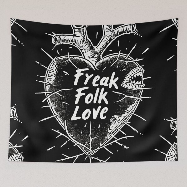Item preview, Freak Folk Love: Gothic Artistry with a Vintage Music Twist designed and sold by Piotrek0001.