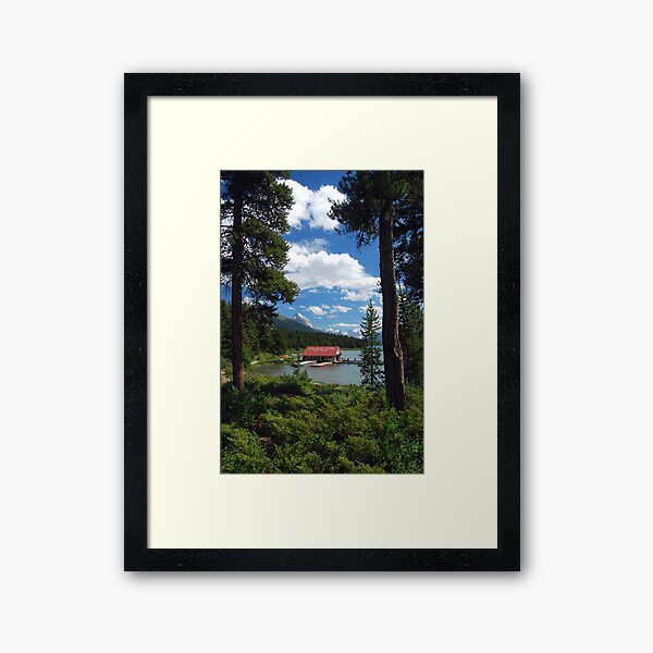 Item preview, The Boat House -Maligne Lake Canada designed and sold by Barbara Burkhardt.