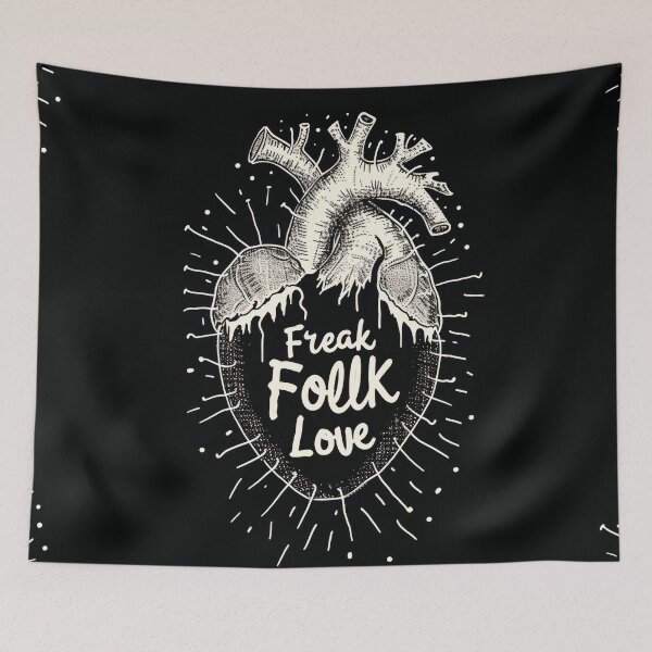 Item preview, Freak Folk Love: Gothic Artistry with a Vintage Music Twist designed and sold by Piotrek0001.