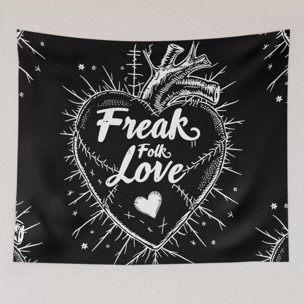 Item preview, Freak Folk Love: Gothic Artistry with a Vintage Music Twist designed and sold by Piotrek0001.