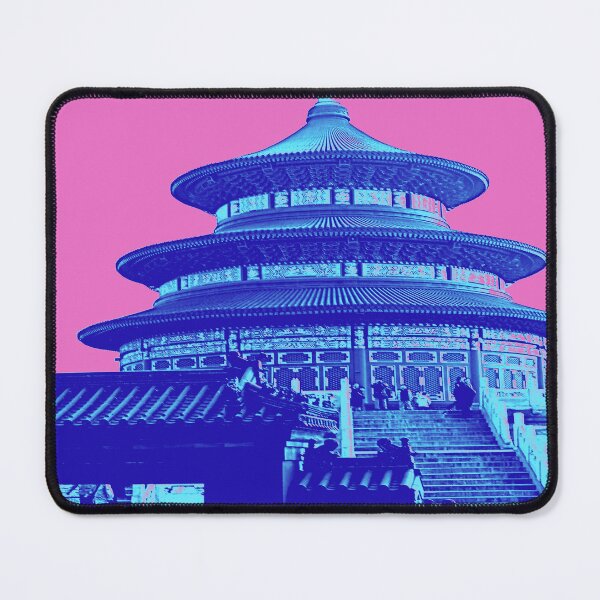 Item preview, Beijing Sights Pink and Blue Tone - Travel designed and sold by jolabrese.