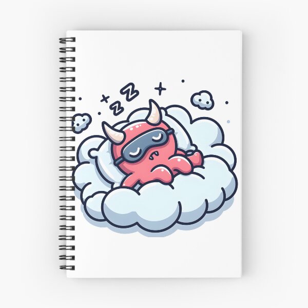 Item preview, Kawaii Buoyant Demon: Wearing A Sleeping Mask designed and sold by CanvasCutie.