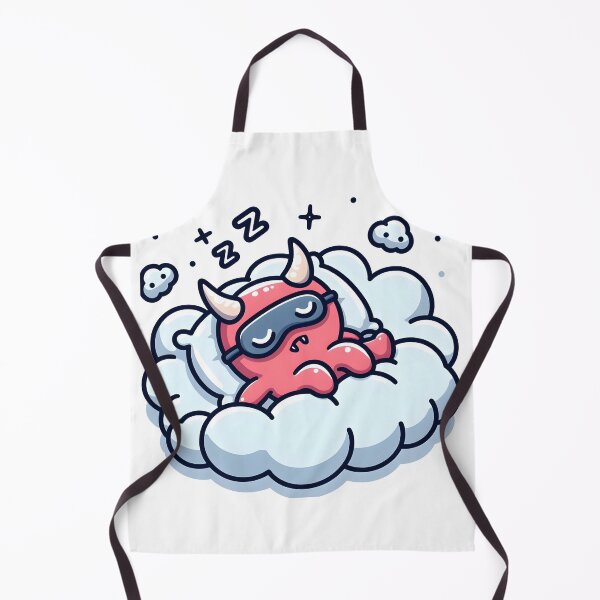 Item preview, Kawaii Buoyant Demon: Wearing A Sleeping Mask designed and sold by CanvasCutie.