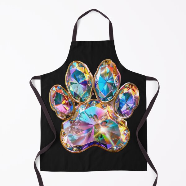 Item preview, Gemstone Pawprints: Nature's Jeweled Touch designed and sold by AI-Only Creations.