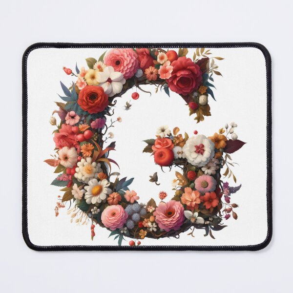 Item preview, Letter “G” containing flowers designed and sold by yeekazar.