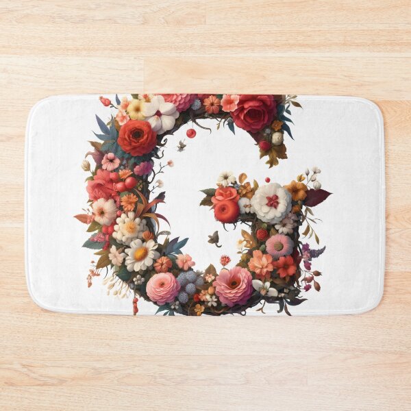 Item preview, Letter “G” containing flowers designed and sold by yeekazar.