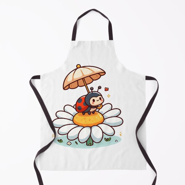 Item preview, Kawaii Ladybug: Holding A Tiny Parasol designed and sold by CanvasCutie.