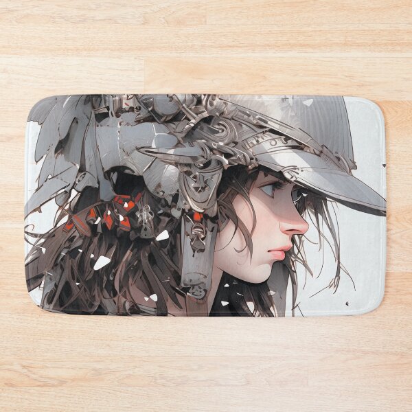 Item preview, Fierce Valiant Steel Armored Anime Girl designed and sold by bubblegoth.