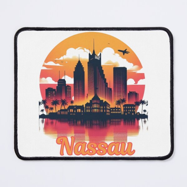Item preview, Bahamas: Sunset Cityscape of a Tropical Paradise designed and sold by HOMEDESIGNPRINT.