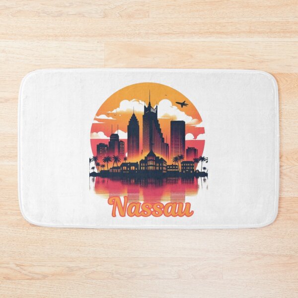 Item preview, Bahamas: Sunset Cityscape of a Tropical Paradise designed and sold by HOMEDESIGNPRINT.