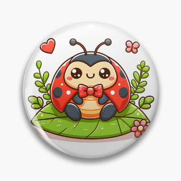 Item preview, Kawaii Ladybug: Wearing A Tiny Bowtie designed and sold by CanvasCutie.