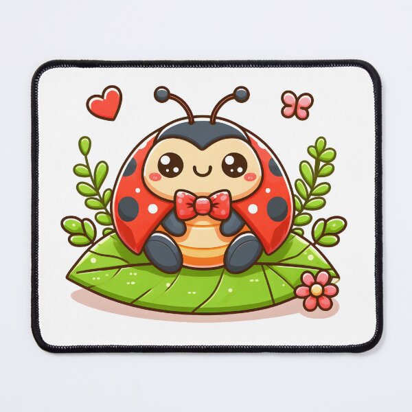 Item preview, Kawaii Ladybug: Wearing A Tiny Bowtie designed and sold by CanvasCutie.