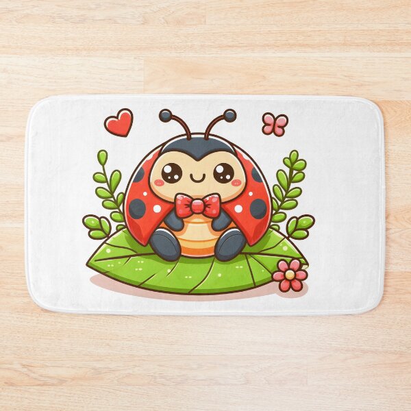 Item preview, Kawaii Ladybug: Wearing A Tiny Bowtie designed and sold by CanvasCutie.