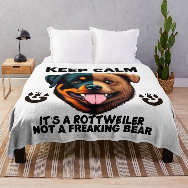 Item preview, Keep Calm It's a Rottweiler not a Bear designed and sold by 123ks.
