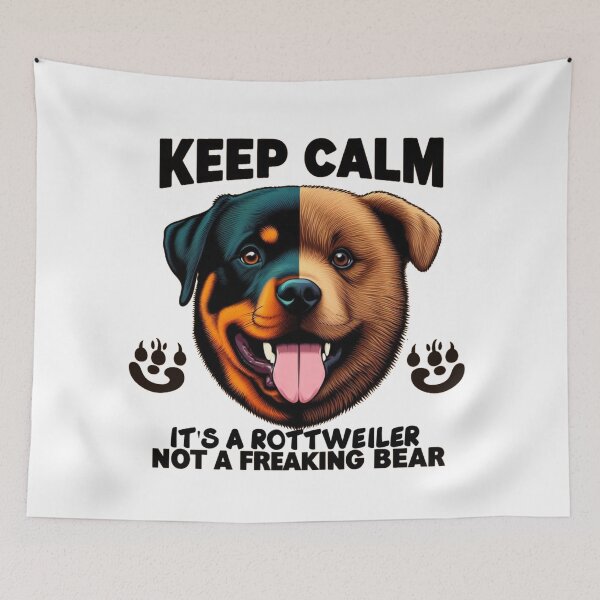 Item preview, Keep Calm It's a Rottweiler not a Bear designed and sold by 123ks.