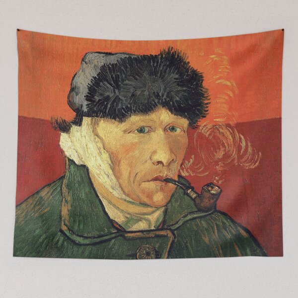 Item preview, Vincent van Gog Self-Portrait Bandaged Ear and Pipe designed and sold by Uruguay3Dy360.