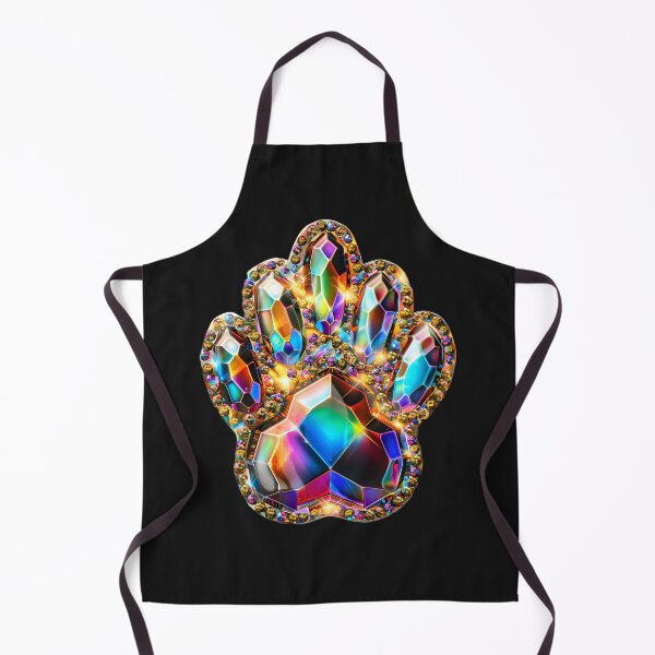 Item preview, Crystal Paws: Nature's Glittering Gem designed and sold by AI-Only Creations.