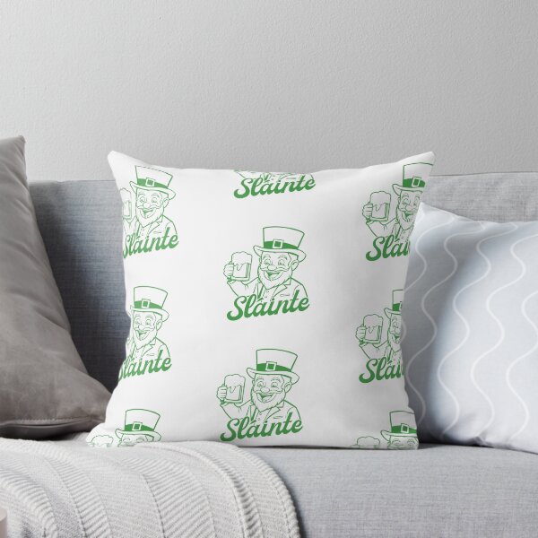 Item preview, Sláinte - leprechaun - green outline designed and sold by KnockingLouder.