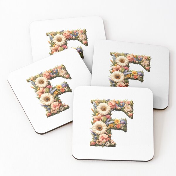 Item preview, Letter “F” containing flowers designed and sold by yeekazar.