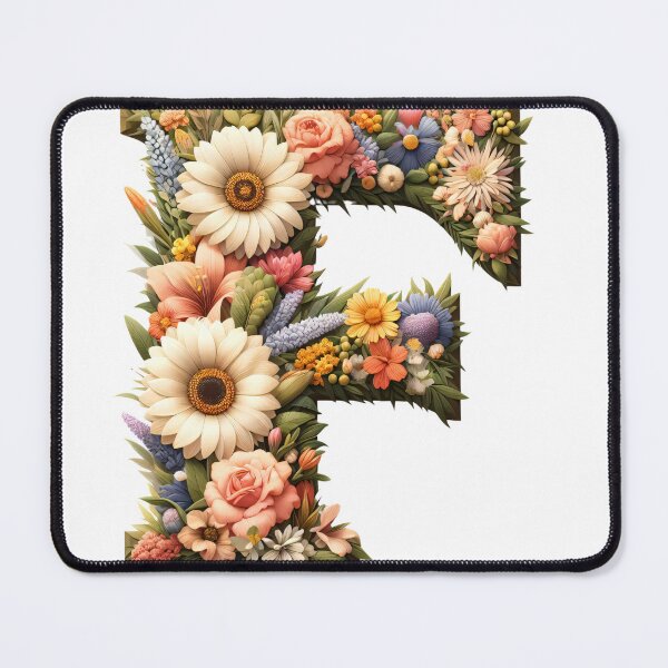 Item preview, Letter “F” containing flowers designed and sold by yeekazar.