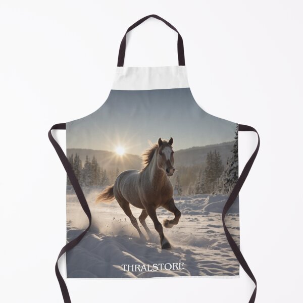 Item preview, Horse Running Over The Snow designed and sold by ThralStore.