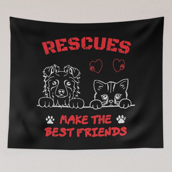 Item preview, Rescues Make The Best Friends from Tjays on a Cool designed and sold by TJays.