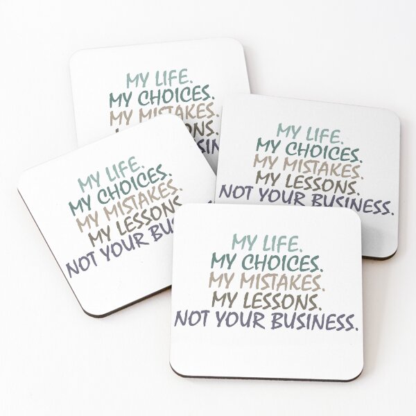 Item preview, MY LIFE. NOT YOUR BUSINESS designed and sold by hemp3x.