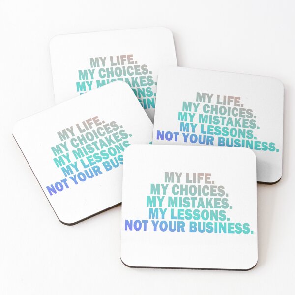 Item preview, MY LIFE. NOT YOUR BUSINESS designed and sold by hemp3x.