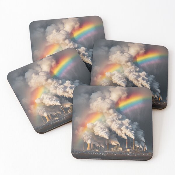 Item preview, Rainbow in Smog  designed and sold by AImaginerART.