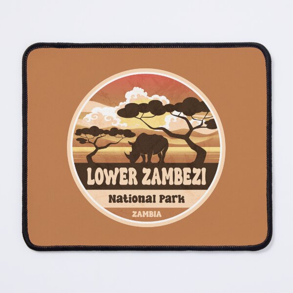 Item preview, Lower Zambezi National Park Zambia Vintage Safari Graphic designed and sold by CynthiaGraphics.