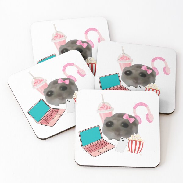 Item preview, Sad Hamster Meme  designed and sold by waveAFY.