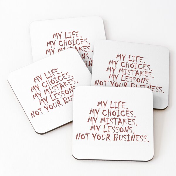 Item preview, MY LIFE. NOT YOUR BUSINESS designed and sold by hemp3x.