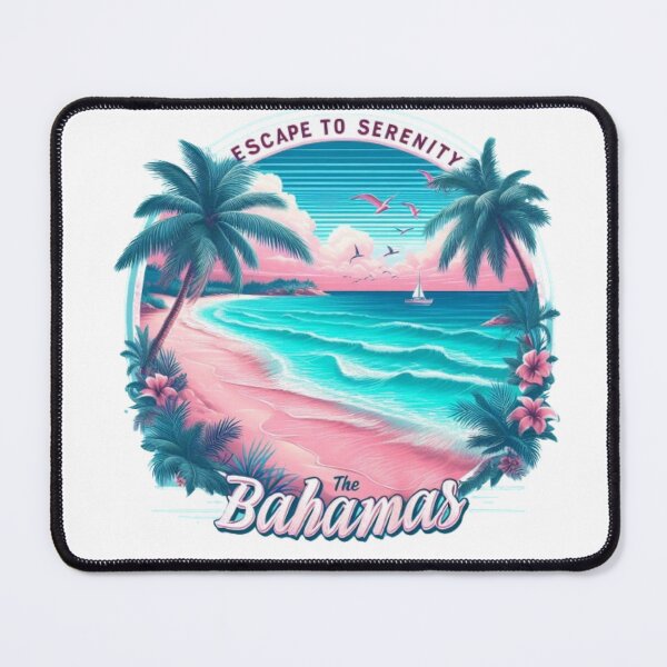 Item preview, Bahamas Escape: Serenity in the Vibrant Beach Scene designed and sold by HOMEDESIGNPRINT.